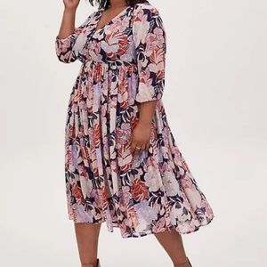 TORRIDfloral dress size 1